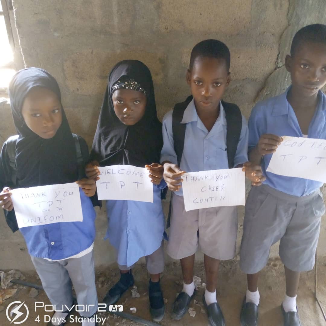 Students with Papers